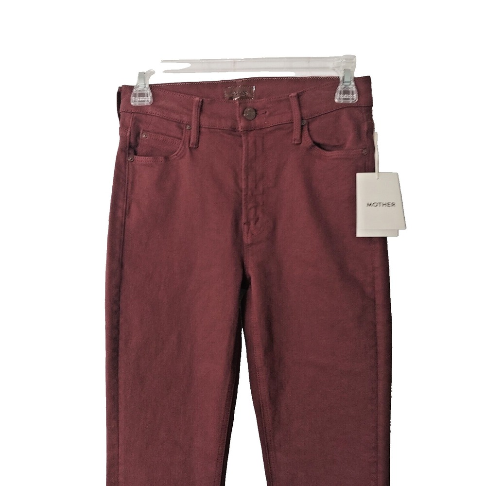 Mother The Mid Rise Dazzler Skimp Womens Size 26 Dark Fudgesickle Wash Jeans‎ - Picture 3 of 16